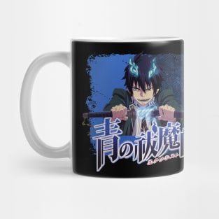 Blue Exorcist Rin Flames Art Mug
